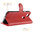 Leather Wallet Case & Card Holder Pouch for Google Pixel 3a XL - Red